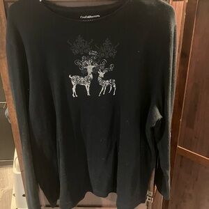 Croft & Barrow Black Classic Tee